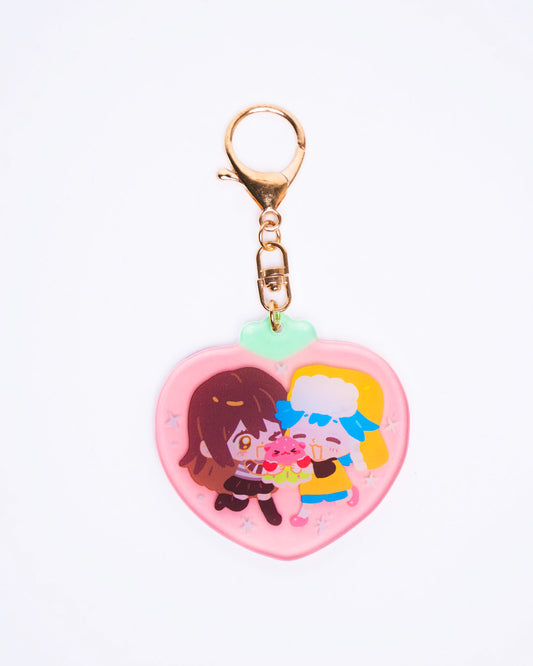 Spilled Ink Acrylic Keychain