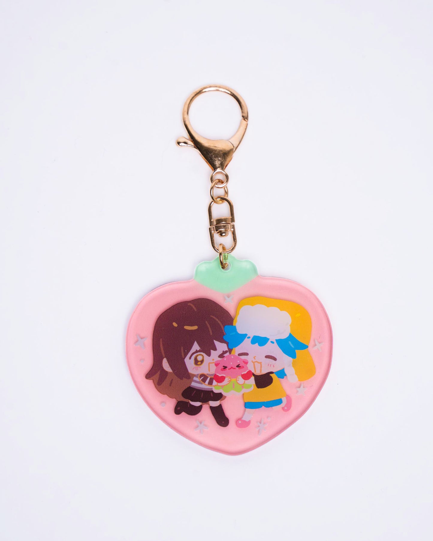 Spilled Ink Acrylic Keychain